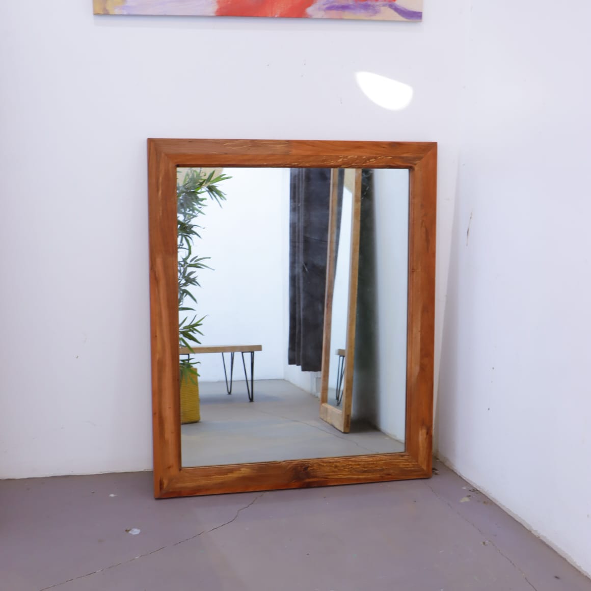 Simron Small Mirror (Needlewood)